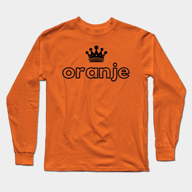 Koningsdag Dutch King's Day Long Sleeve T-Shirt by stressless